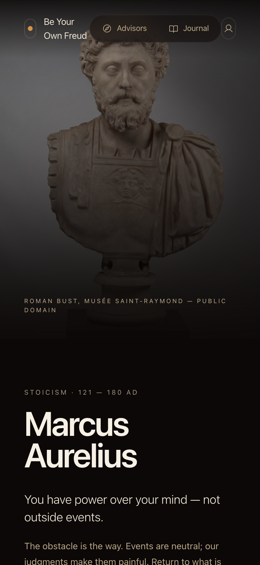 Aurelius — Stoicism