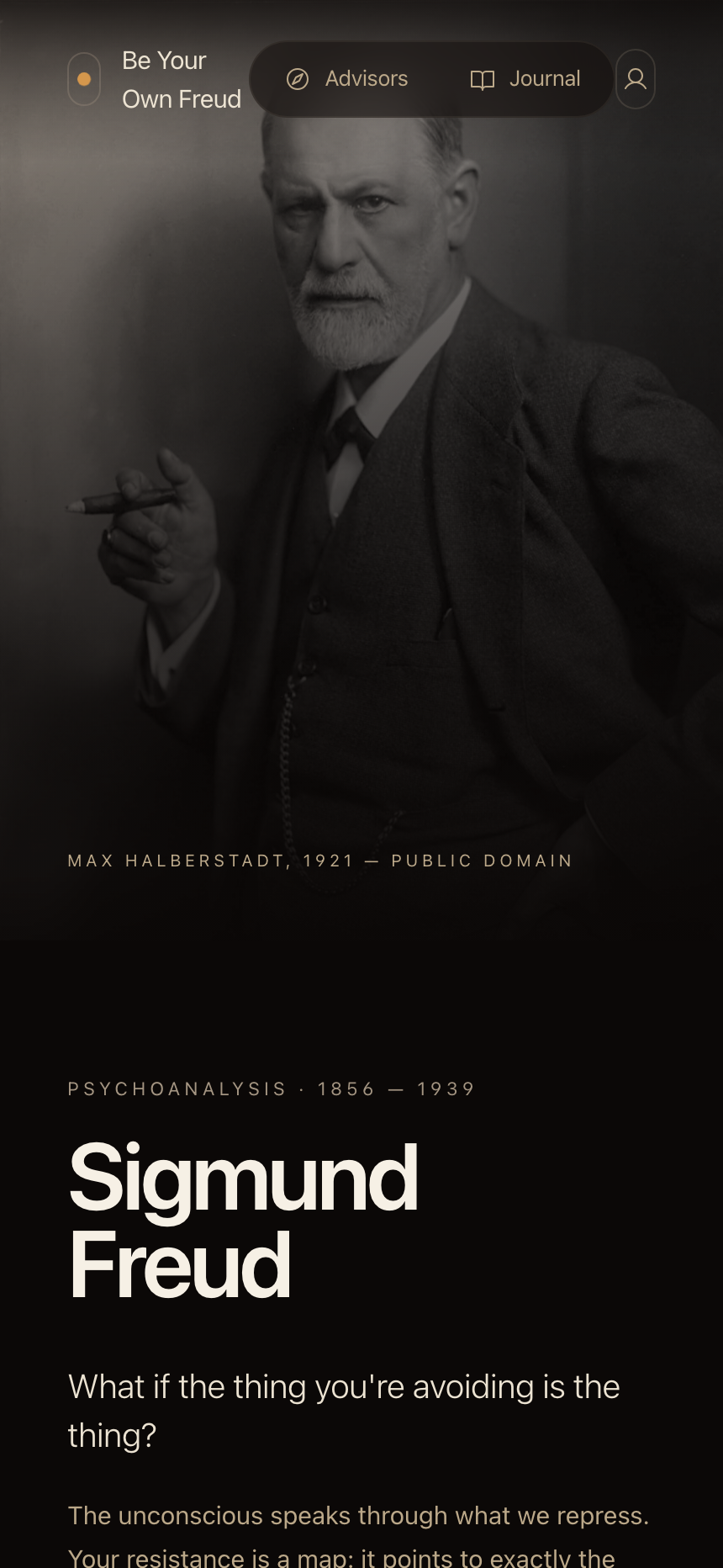 Be Your Own Freud
