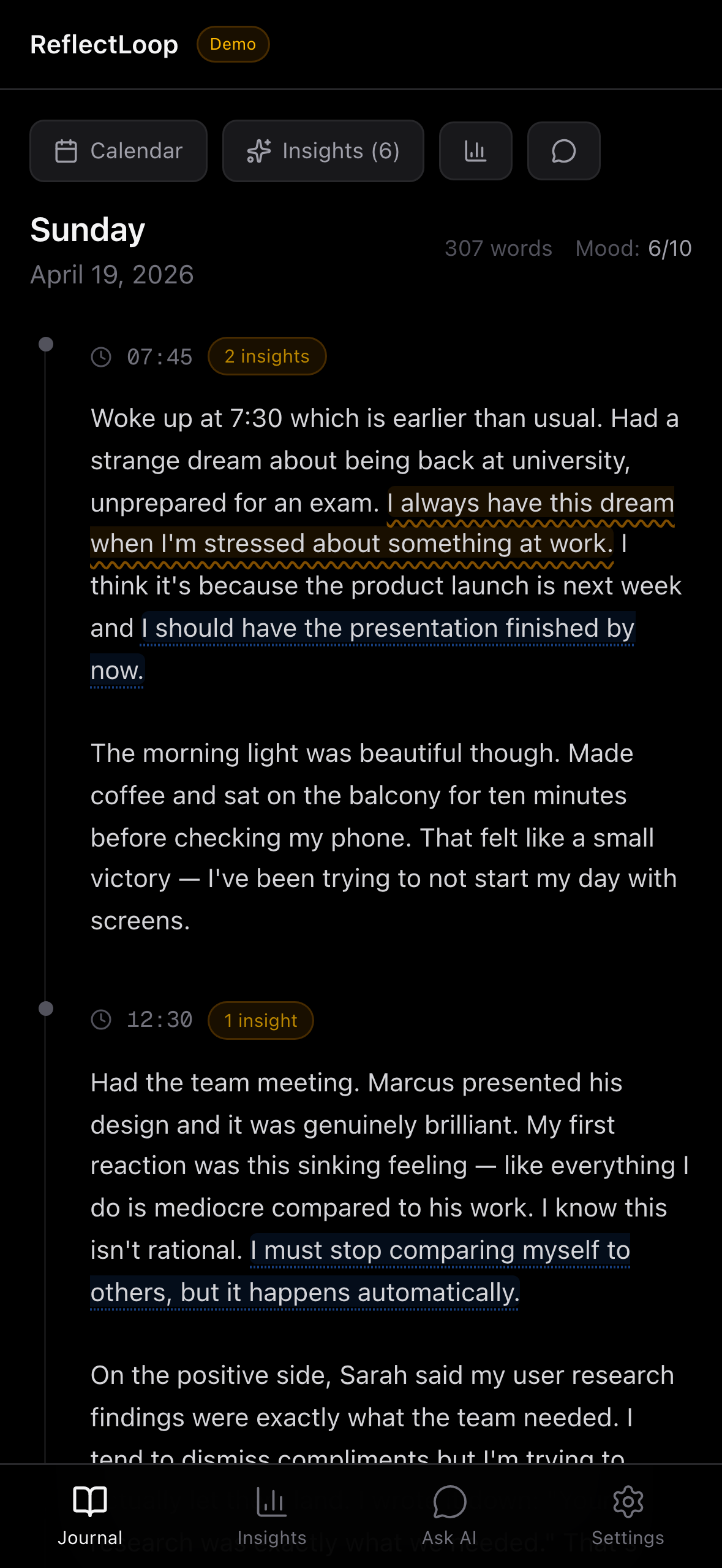 AI reads as you write